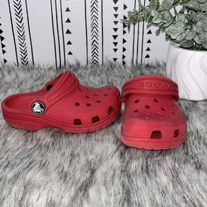 Red Crocs